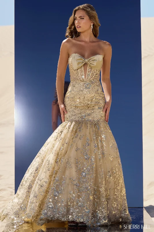 vintage style formal dresses with floral prints --56775