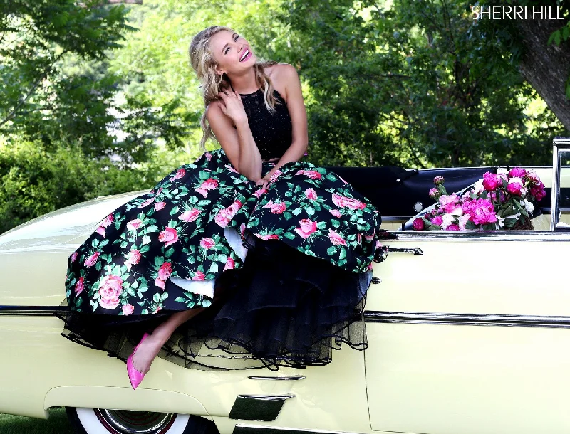 black/pink print