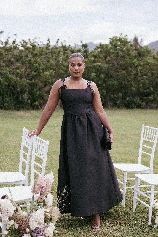 Stylish graduation dresses for a stylish look -Marcelline Maxi Dress - Black