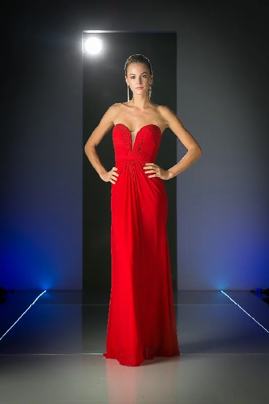Wedding guest dresses for winter formal weddings -Long Strapless Sweetheart Dress by Cinderella Divine 601 Wedding guest dresses for winter formal weddings -Long Strapless Sweetheart Dress by Cinderella Divine 601