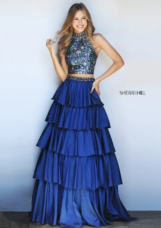 Two piece skirt sets with wrap-around tops for a chic look- -51040