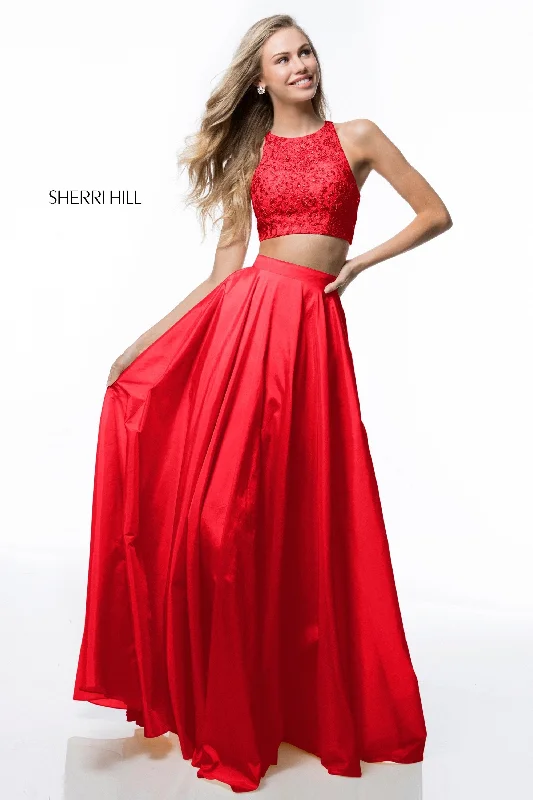 Two piece skirt sets for spring garden parties- -51723