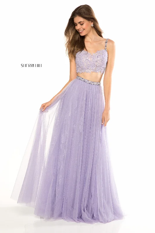 Two piece skirt sets with wrap skirts for a flattering silhouette- -51971