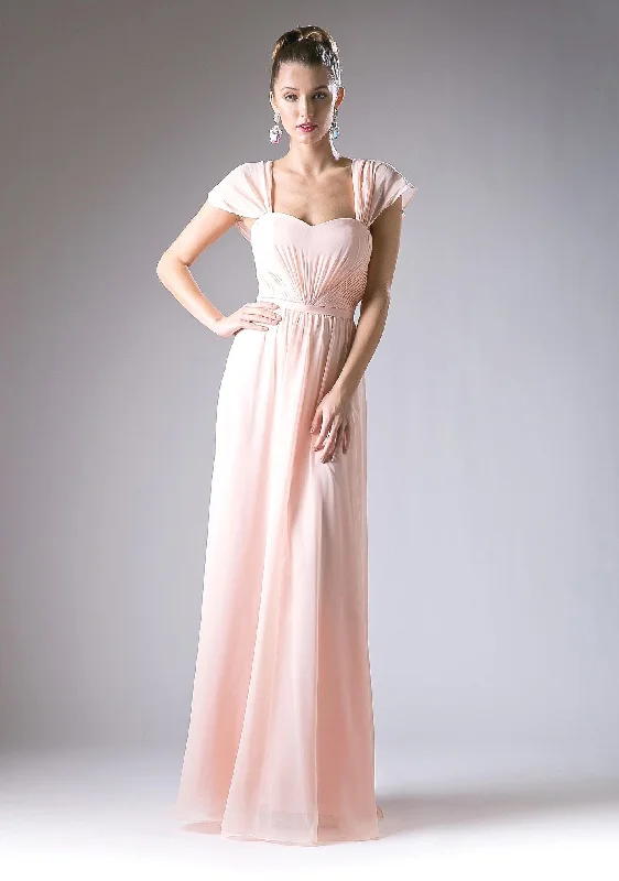 Best wedding guest dresses for a summer garden reception -Short Sleeve Chiffon Gown by Cinderella Divine CH532 Best wedding guest dresses for a summer garden reception -Short Sleeve Chiffon Gown by Cinderella Divine CH532