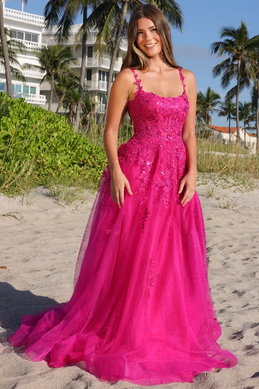 cocktail dresses with beaded embellishments for glam look --Applique Sleeveless A-line Slit Gown by Amelia Couture 4044 cocktail dresses with beaded embellishments for glam look --Applique Sleeveless A-line Slit Gown by Amelia Couture 4044