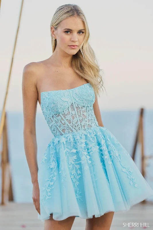 Graduation dresses for small body types with unique cuts -55833