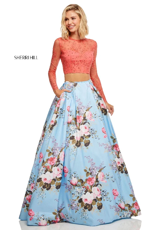 How to pair accessories with two piece skirt sets- -52717