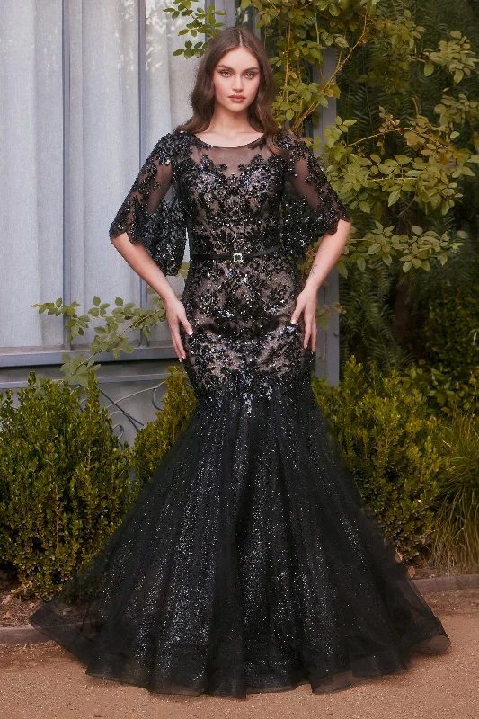 Wedding guest dresses that work well with chunky heels -Andrea and Leo A1377 Dress