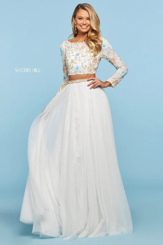 Two piece skirt sets for a romantic evening- -53553
