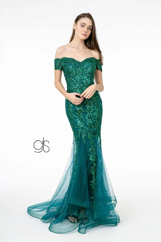 plus size cocktail dresses with empire waist for flattering shape --Glitter Print Mermaid Gown with Cutout Back by Elizabeth K GL1823 plus size cocktail dresses with empire waist for flattering shape --Glitter Print Mermaid Gown with Cutout Back by Elizabeth K GL1823