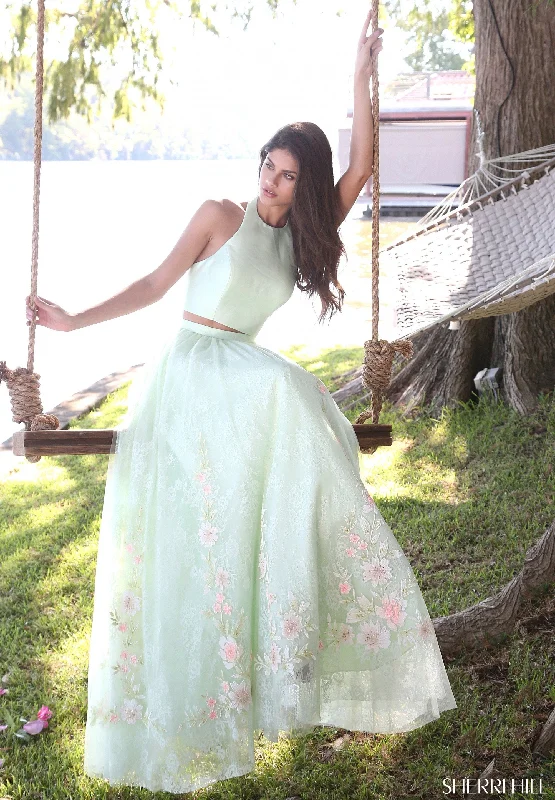 Two piece skirt sets with crop blazers for a modern style- -50965