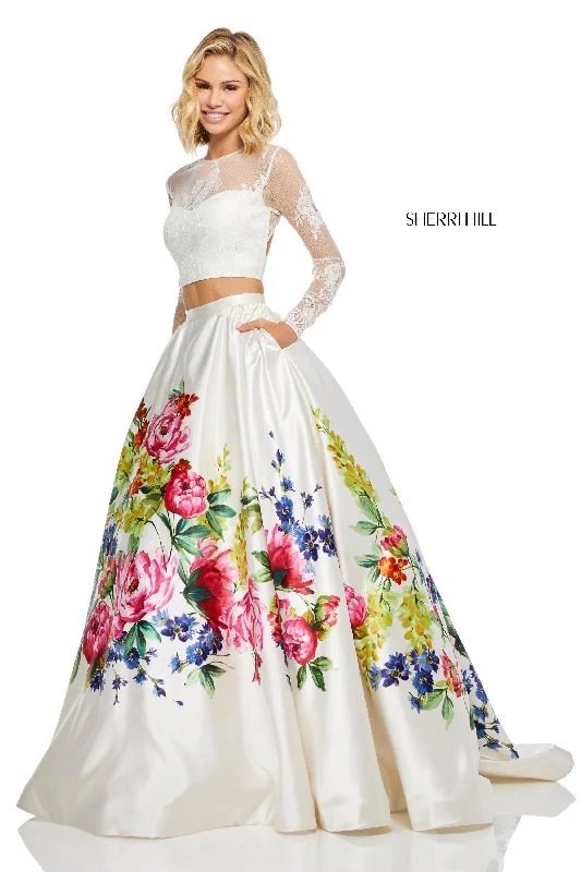 High fashion two piece skirt sets for runway- -52625