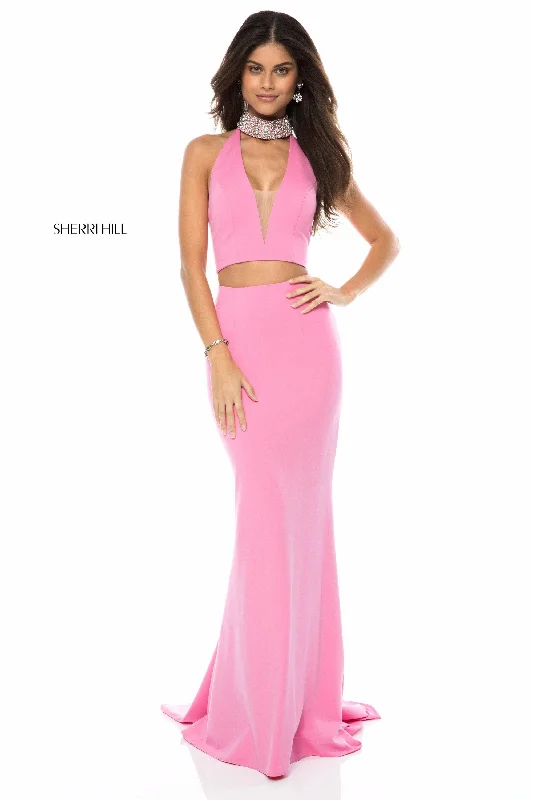 Two piece skirt sets with scalloped edges for a cute touch- -51841
