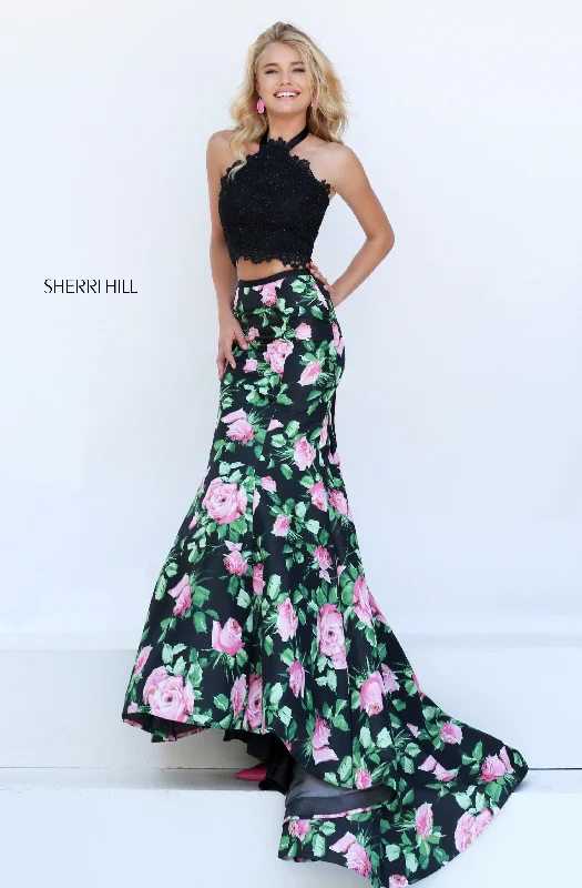Two piece skirt sets for high school graduation- -50399