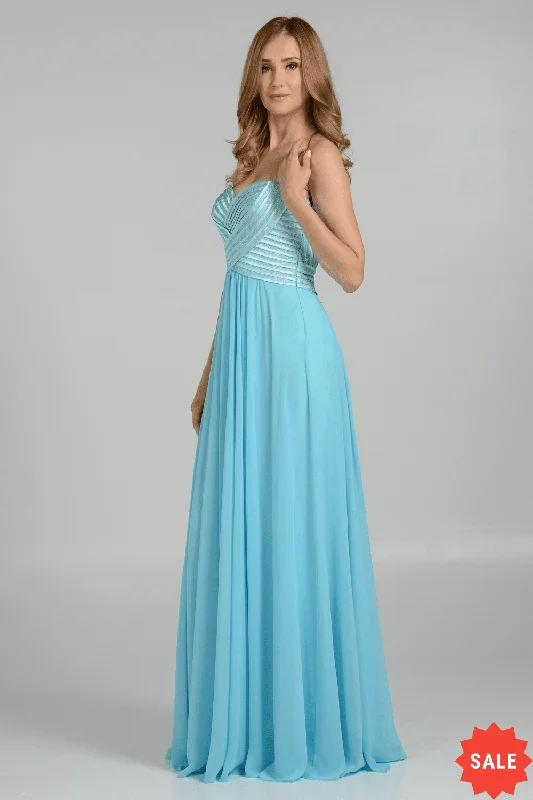 bridesmaid dresses with adjustable waist ties for custom fit --Strapless Sweetheart Gown with Sequined Top by Poly USA 7714 bridesmaid dresses with adjustable waist ties for custom fit --Strapless Sweetheart Gown with Sequined Top by Poly USA 7714