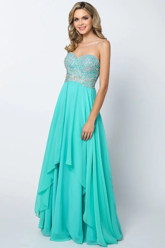 Wedding guest dresses for destination weddings by the sea -Beaded Long Strapless Dress by Juliet 553 Wedding guest dresses for destination weddings by the sea -Beaded Long Strapless Dress by Juliet 553