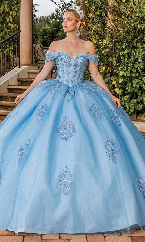 Dancing Queen 1863 - Bead Embroidered Corset Ballgown