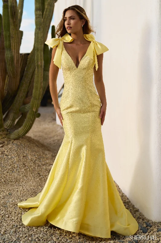 formal dresses for winter weddings with velvet and long sleeves --56638
