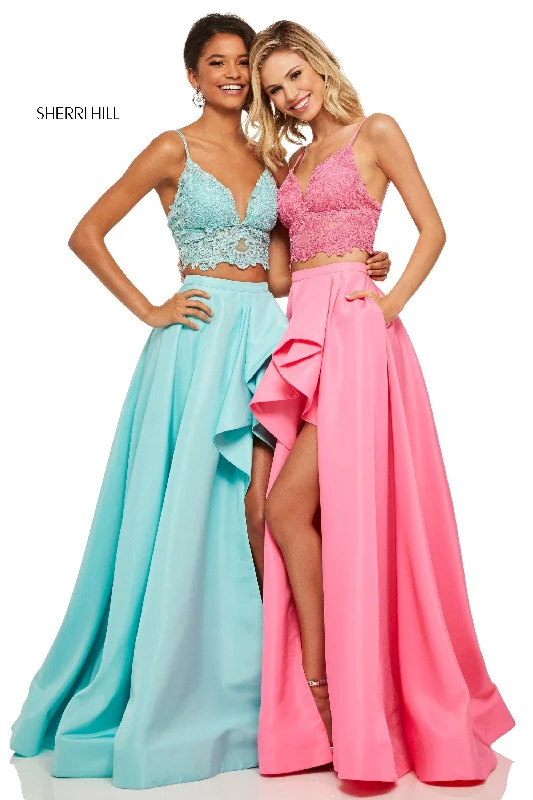 Two piece skirt sets for brunch- -52754