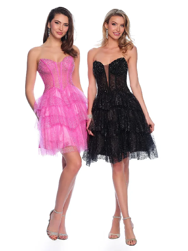 Graduation dresses for casual spring celebrations with stylish options -Short Cocktail Dress by Dave and Johnny 11878 Graduation dresses for casual spring celebrations with stylish options -Short Cocktail Dress by Dave and Johnny 11878