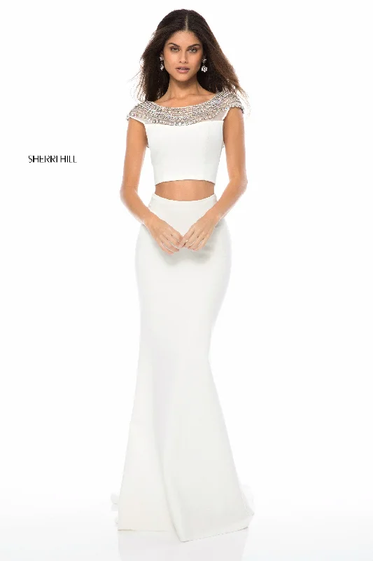 Two piece skirt sets for an evening garden party- -51966