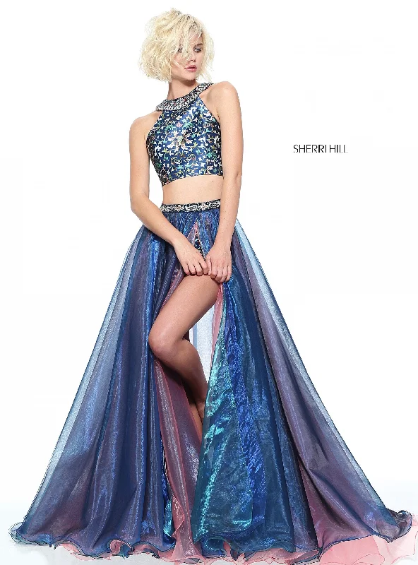 Two piece skirt sets with ruffle sleeves for added volume- -51181