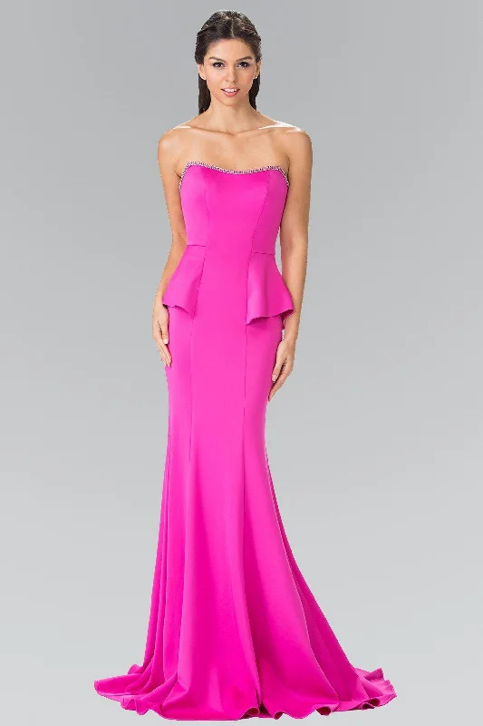 cocktail dresses with metallic thread for shimmer --Long Strapless Mermaid Dress by Elizabeth K GL2304 cocktail dresses with metallic thread for shimmer --Long Strapless Mermaid Dress by Elizabeth K GL2304
