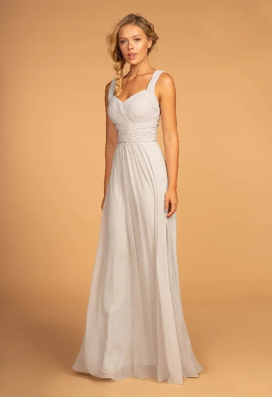 bridesmaid dresses with tiered skirts for volume --Long Chiffon Dress with Ruched Sweetheart Bodice by Elizabeth K GL2608 bridesmaid dresses with tiered skirts for volume --Long Chiffon Dress with Ruched Sweetheart Bodice by Elizabeth K GL2608