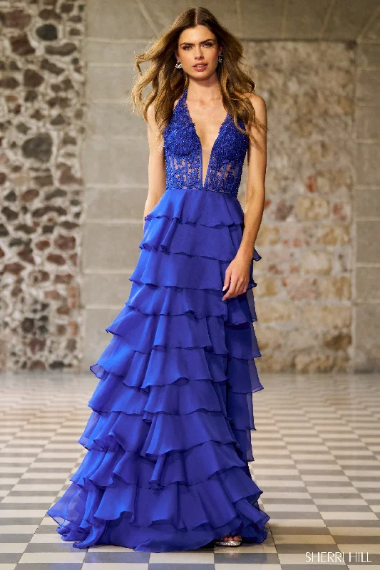 formal dresses for plus size women with A-line skirts --56656