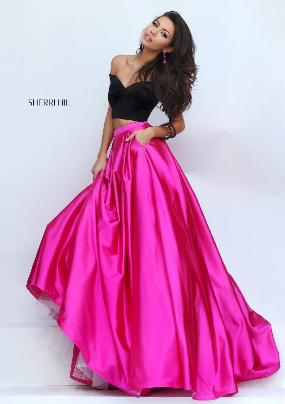 Two piece skirt sets in bold colors for summer- -50194
