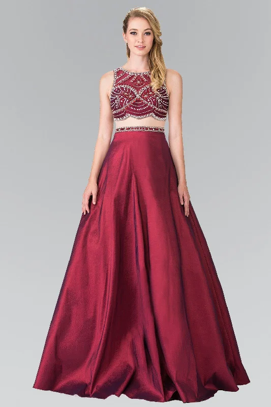 sleeveless cocktail dresses in satin fabric for summer nights --Beaded Mock Two-Piece Dress with Sheer Waistline by Elizabeth K GL2250 sleeveless cocktail dresses in satin fabric for summer nights --Beaded Mock Two-Piece Dress with Sheer Waistline by Elizabeth K GL2250