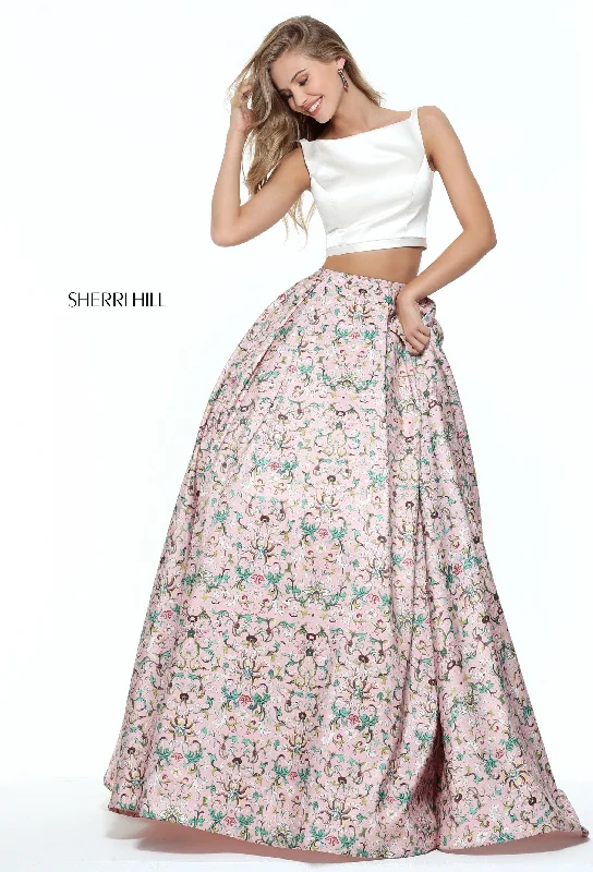 Two piece skirt sets for stylish office wear- -51123