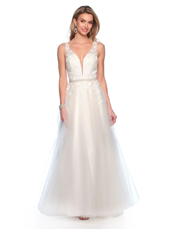cocktail dresses with halter tops for chic style --Wedding Dress by Dave and Johnny 10765