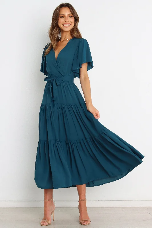 Where to buy spring dresses for weddings -Barker Dress - Teal