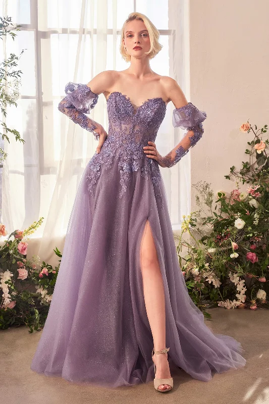 formal dresses with satin fabric for smooth texture --Andrea and Leo A1398 Dress