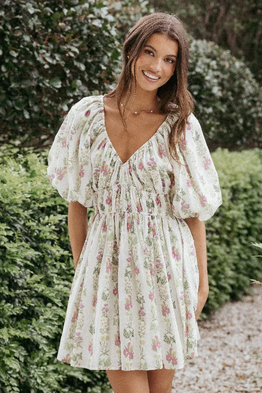 Light spring dresses for a beach vacation -Zadie Mini Dress - Light Green