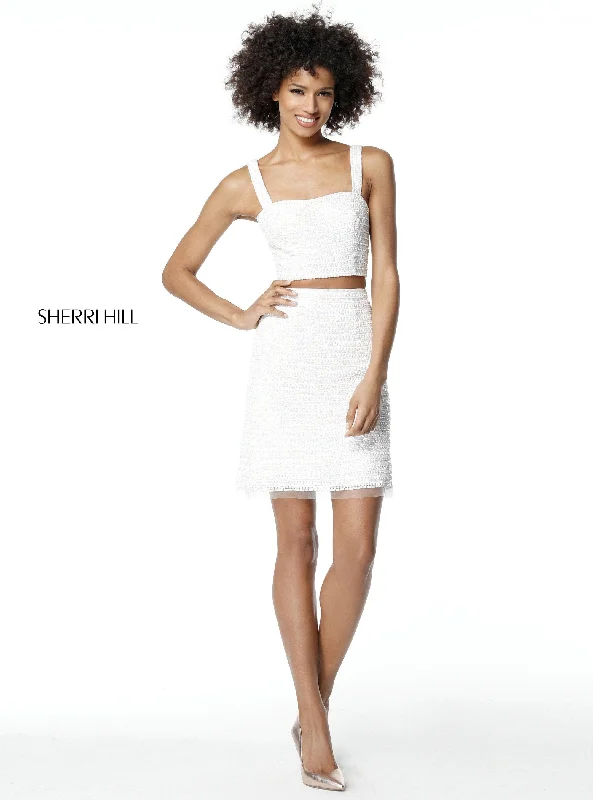 Two piece skirt sets with satin fabric for a night out- -51279