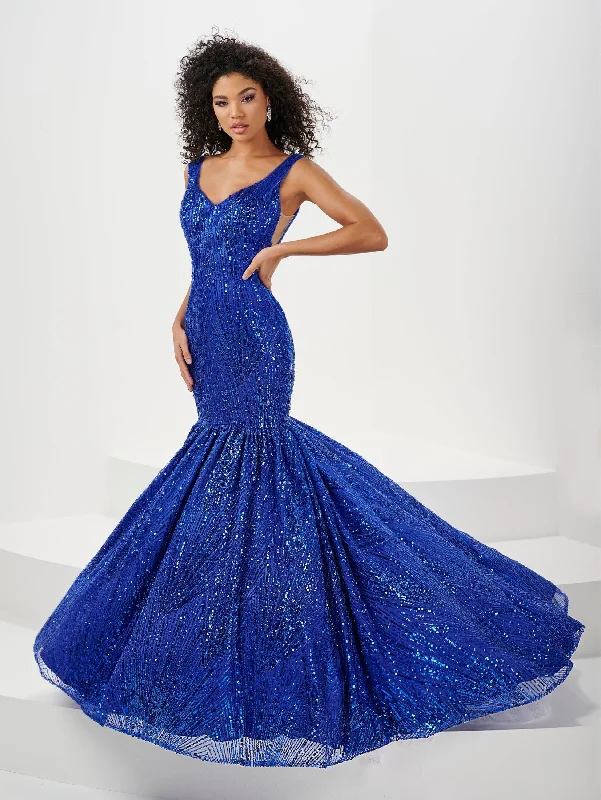 cocktail dresses with satin bows for elegant touch --Sequin Print Sleeveless Mermaid Dress by Panoply 14180 cocktail dresses with satin bows for elegant touch --Sequin Print Sleeveless Mermaid Dress by Panoply 14180