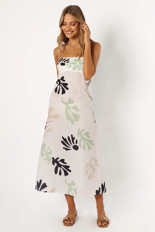 Spring dresses for baby showers and celebrations -Verrone Maxi Dress - White