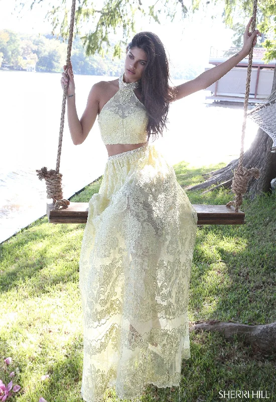 Two piece skirt sets for a formal cocktail event- -51020