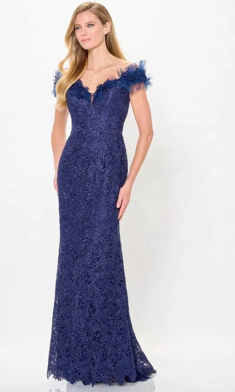 Montage by Mon Cheri M917 - Ruffle Trimmed Evening Dress