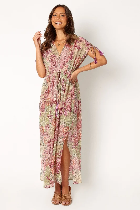 Best party dresses for weekend get-togethers -Cyril Maxi Dress - Iris Oasis