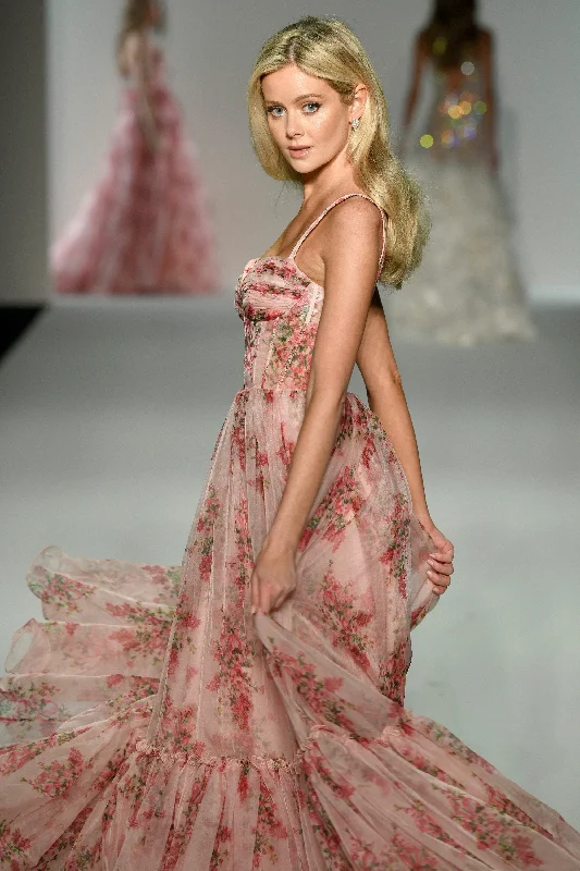 formal dresses with adjustable waist ties for comfort --57208