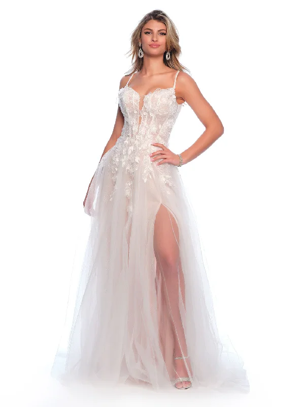 Chic white wedding guest dresses for summer events -Wedding Dress by Dave and Johnny 12113 Chic white wedding guest dresses for summer events -Wedding Dress by Dave and Johnny 12113