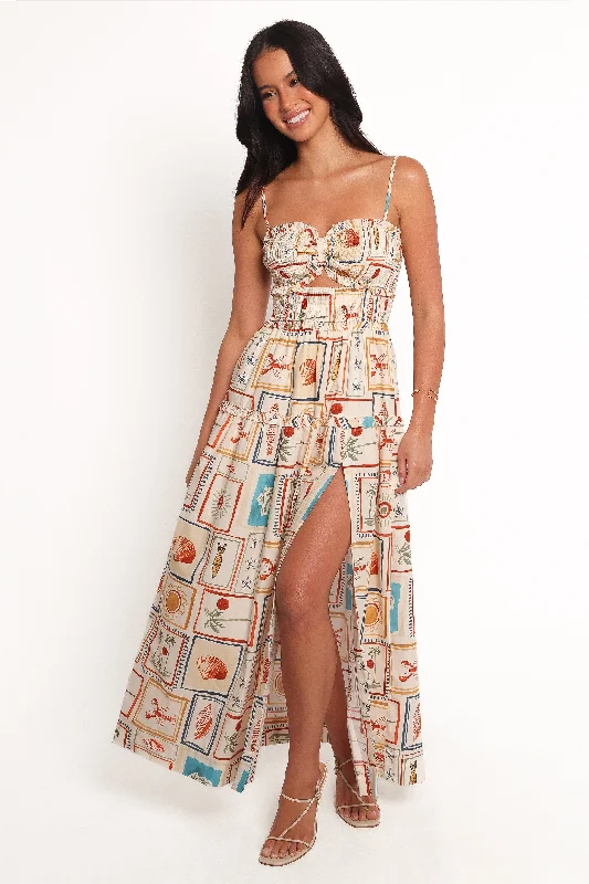Fun short dresses for lively party nights -Hana Maxi Dress - Sardina