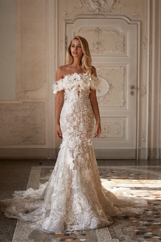 Unique bridal dresses with non-traditional designs -81146