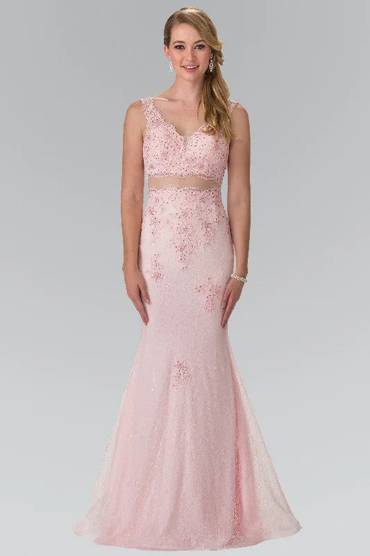 formal dresses with satin sashes for waist accentuation --Mock Two-Piece Embroidered Lace Dress by Elizabeth K GL2240 formal dresses with satin sashes for waist accentuation --Mock Two-Piece Embroidered Lace Dress by Elizabeth K GL2240