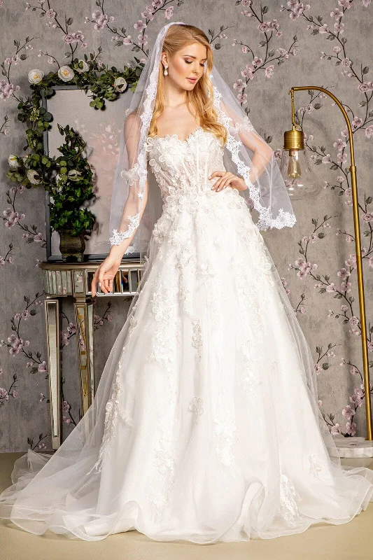 Beautiful silk wedding guest dresses for evening events -Off Shoulder Cape Sleeve Bridal Gown by GLS Gloria GL3448 Beautiful silk wedding guest dresses for evening events -Off Shoulder Cape Sleeve Bridal Gown by GLS Gloria GL3448