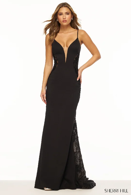 formal dresses for office parties with knee-length cuts --56352