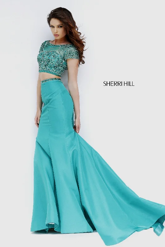 Two piece skirt sets with wrap skirts for a flattering silhouette- -32337